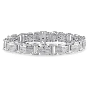 1/2 CTW Diamond 8.5-inch Bracelet in Sterling Silver