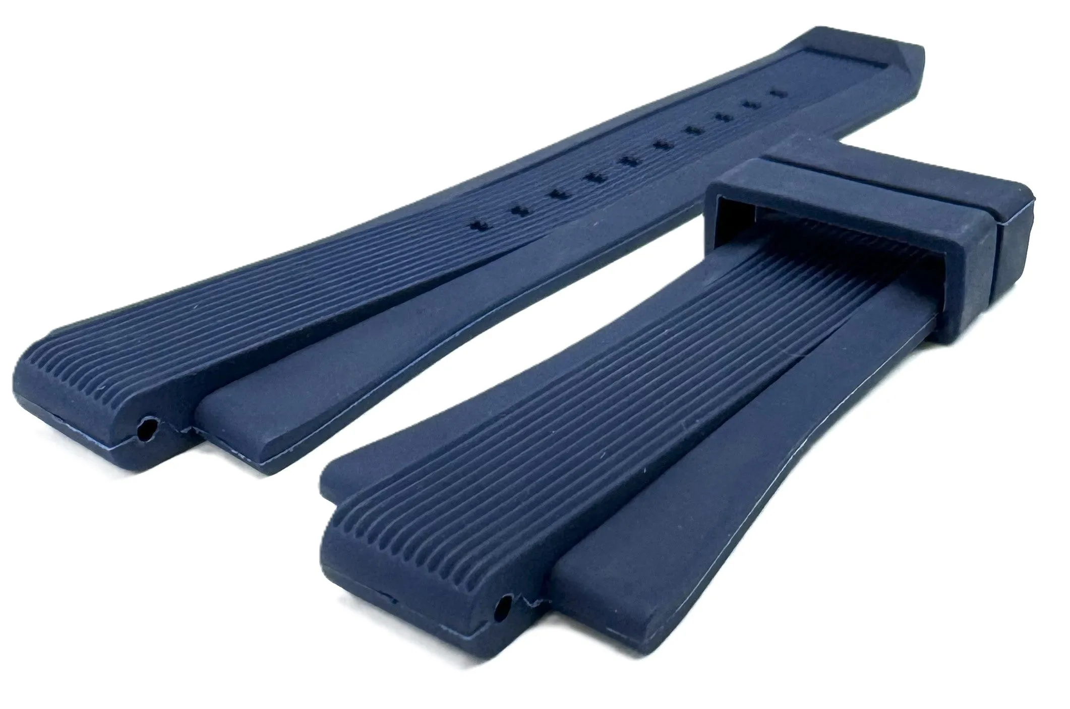 13mm Navy Blue Rubber Watch Band for Michael Kors, Dylan Chronograph Watches