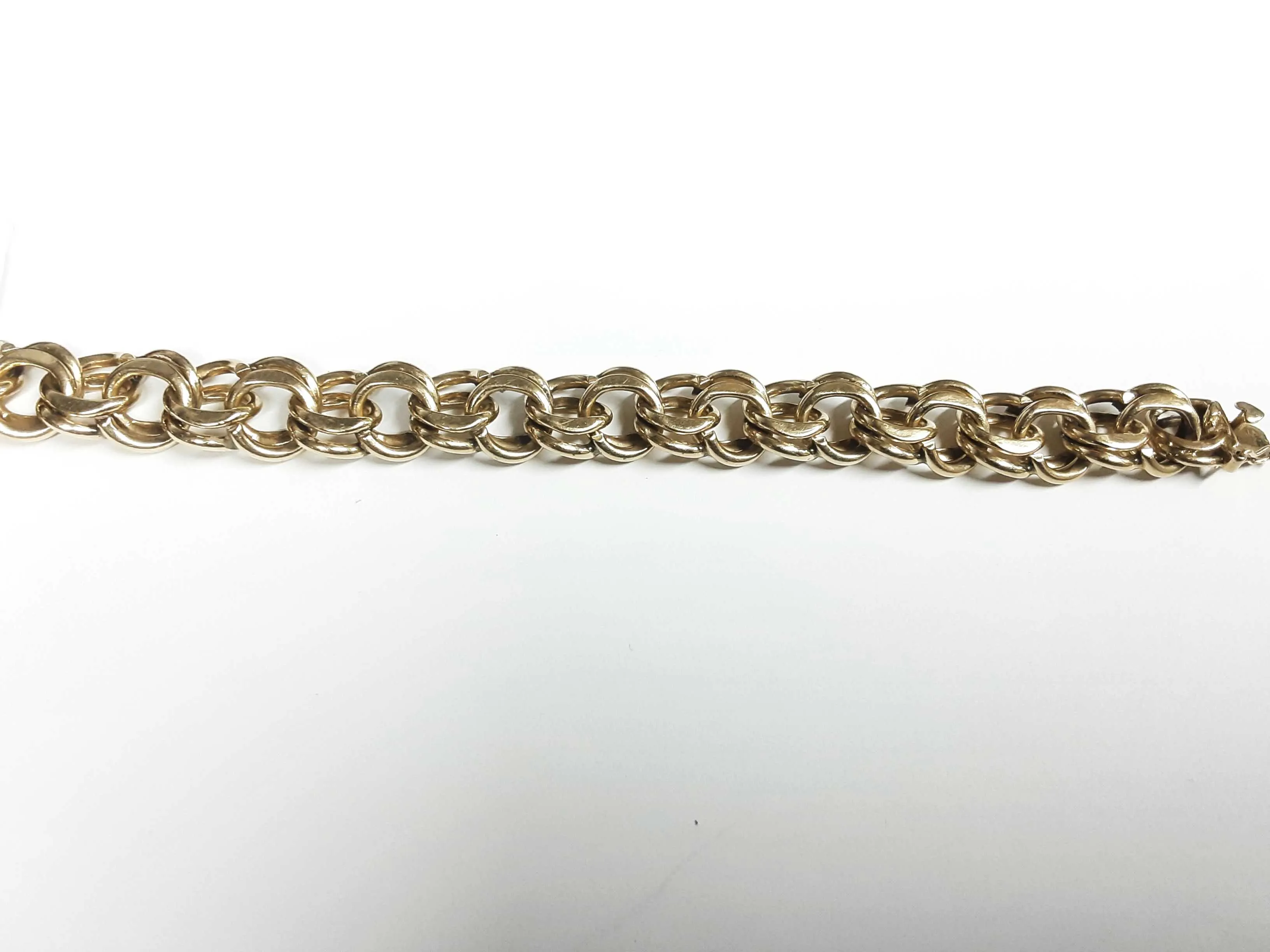 14k Yg 59.99 Grams Cuban Link Bracelet