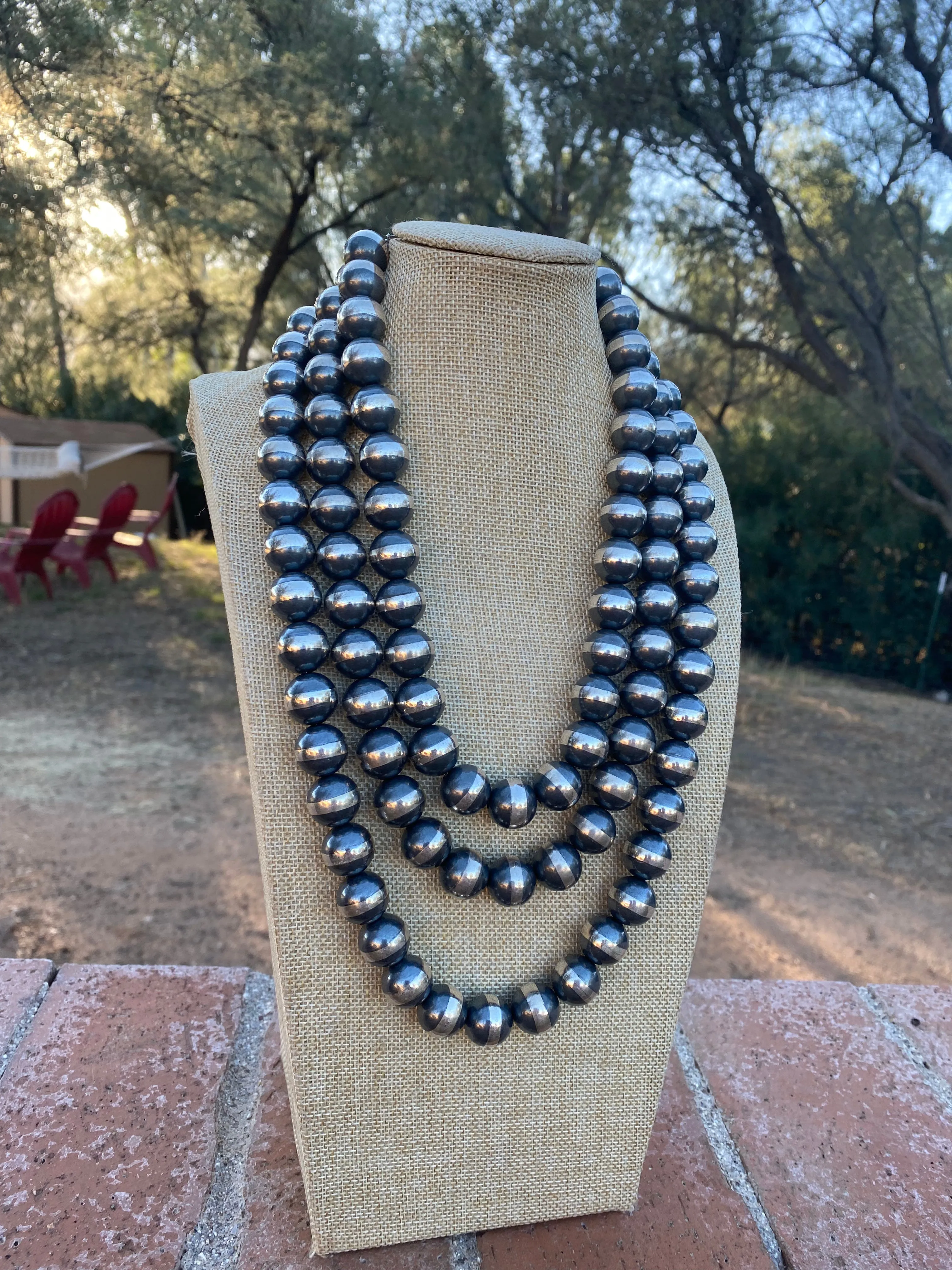 14mm Navajo Pearl Necklace