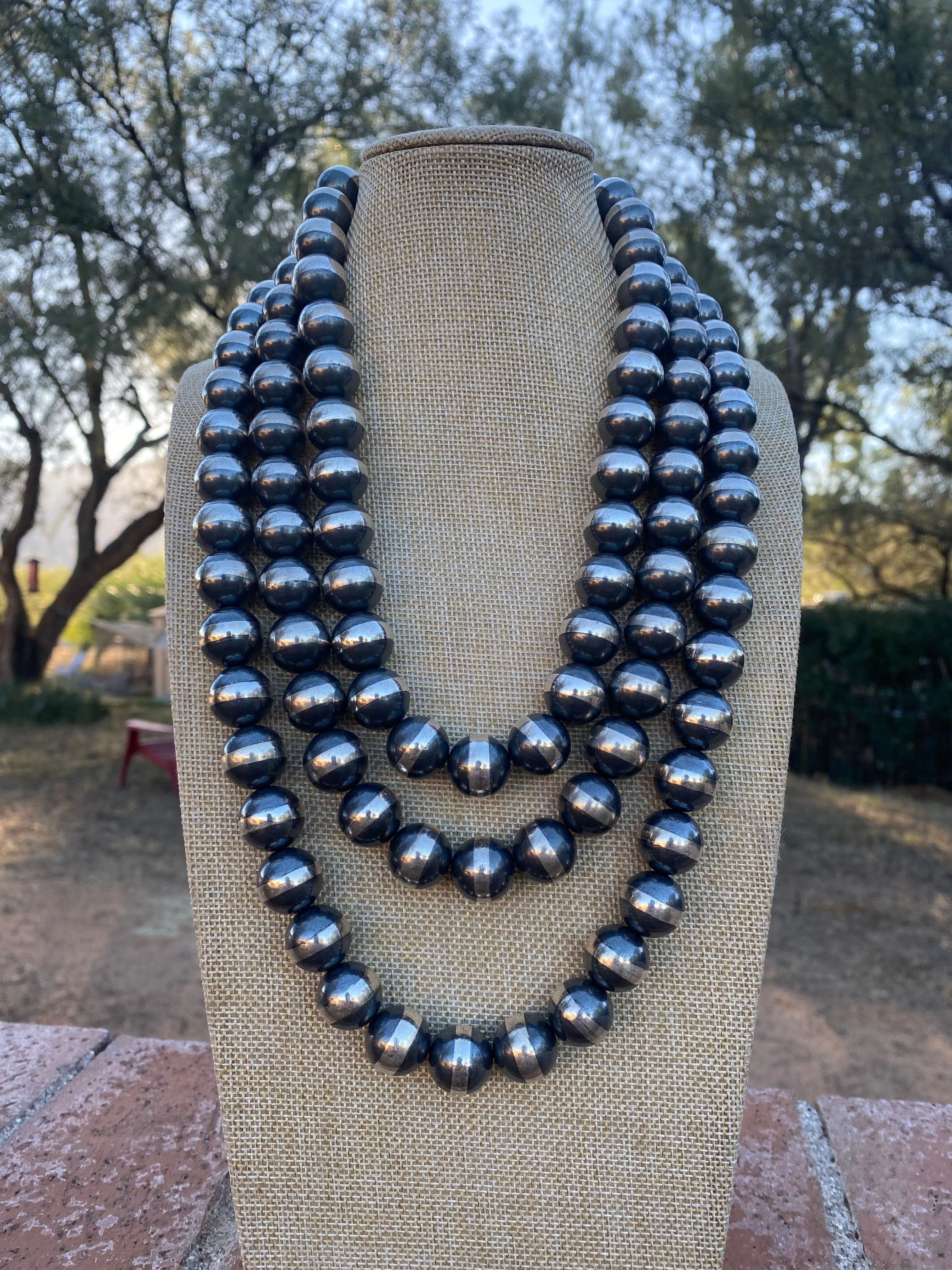 14mm Navajo Pearl Necklace