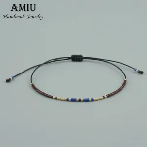 2022 Amiu Handmade Miyuki Bead Bracelet Lovely Popular Love Lucky Charm Bracelets & Bangles For Wome