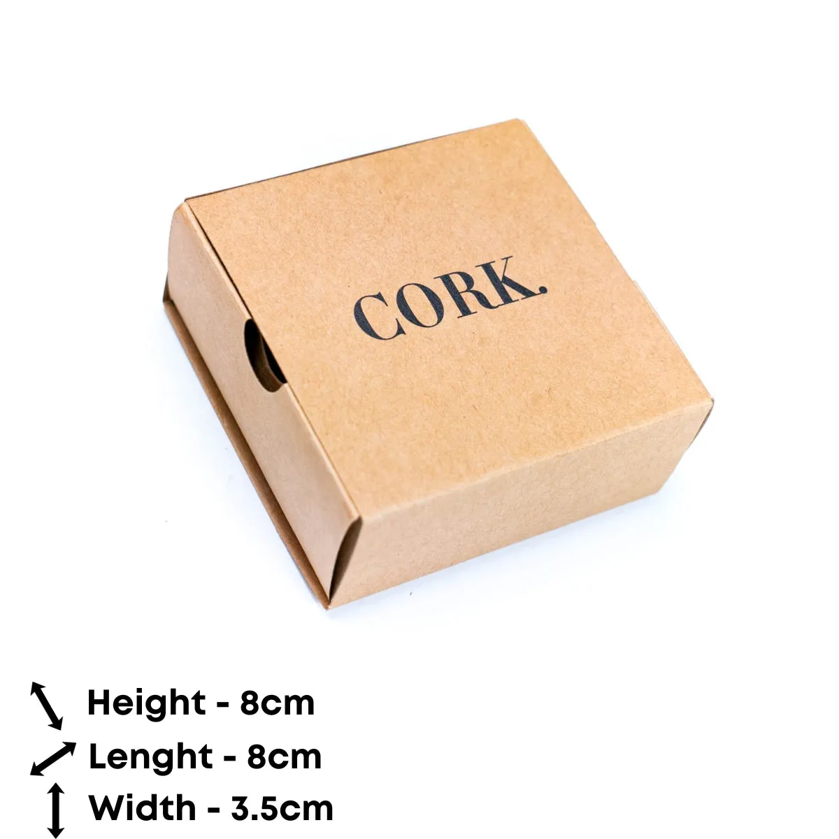 5PCS-square kraft paper box  L-1036