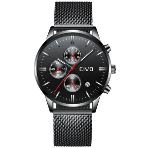 8028C | Quartz Men Watch | Mesh Band