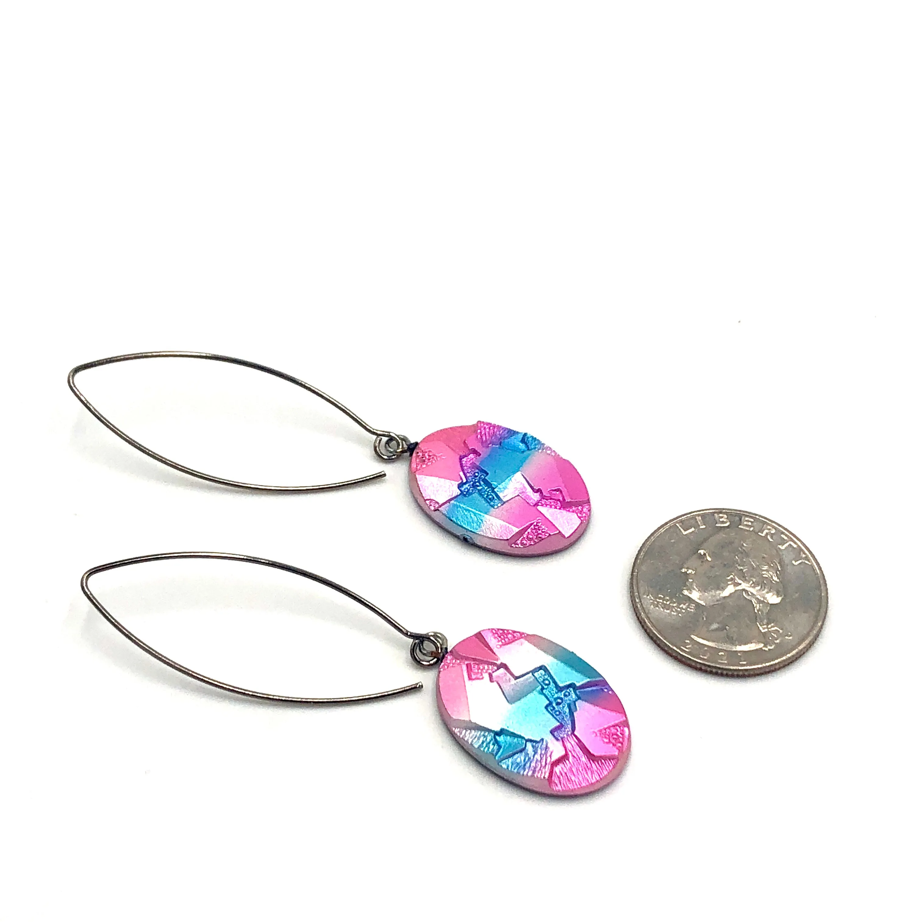 80s Dream Raindrop Earrings