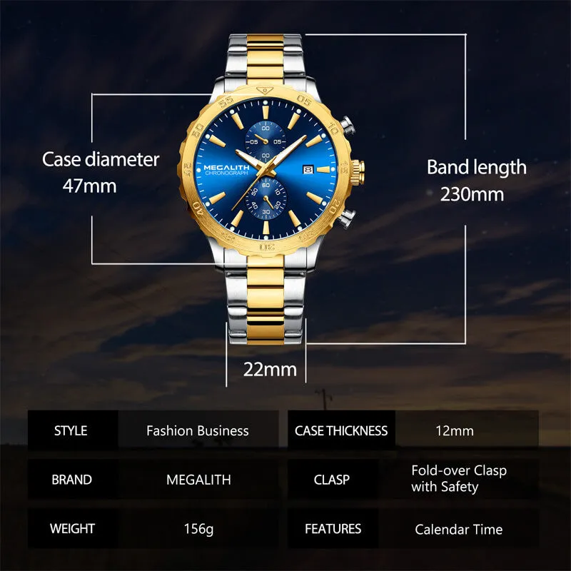 8237M | Quartz Men Watch | Stainless Steel Band