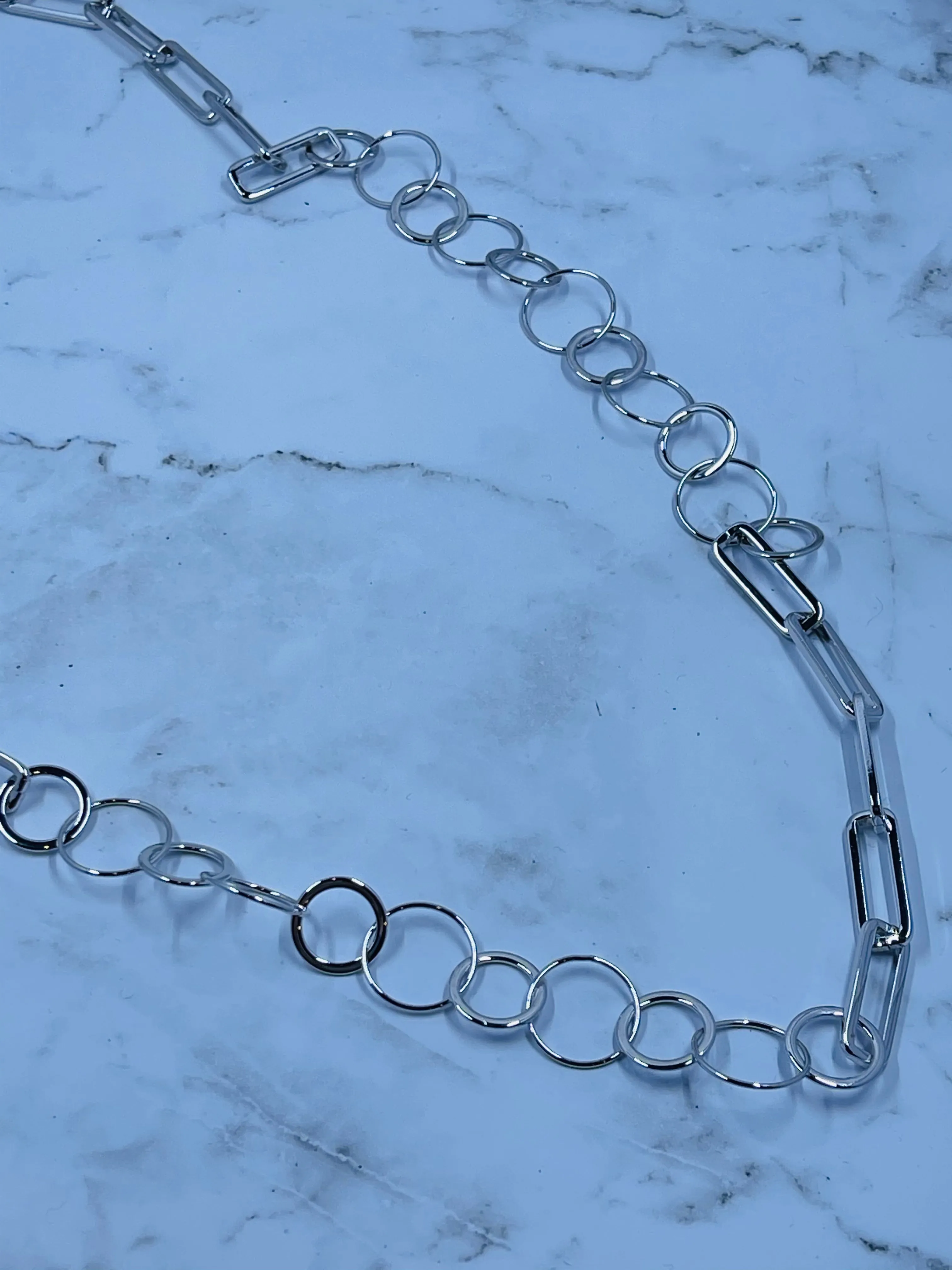 Abstract Link Necklace