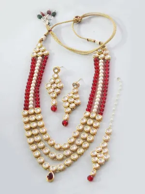 Antique Origings Kundan Rani Haar Necklace Set