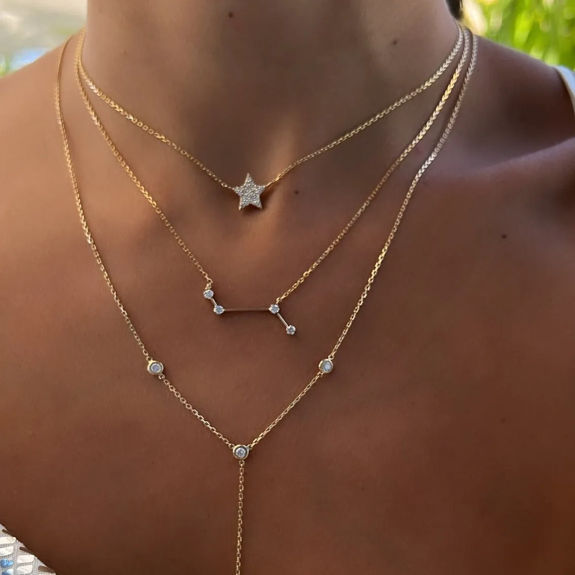 Aries Constellations Necklace .