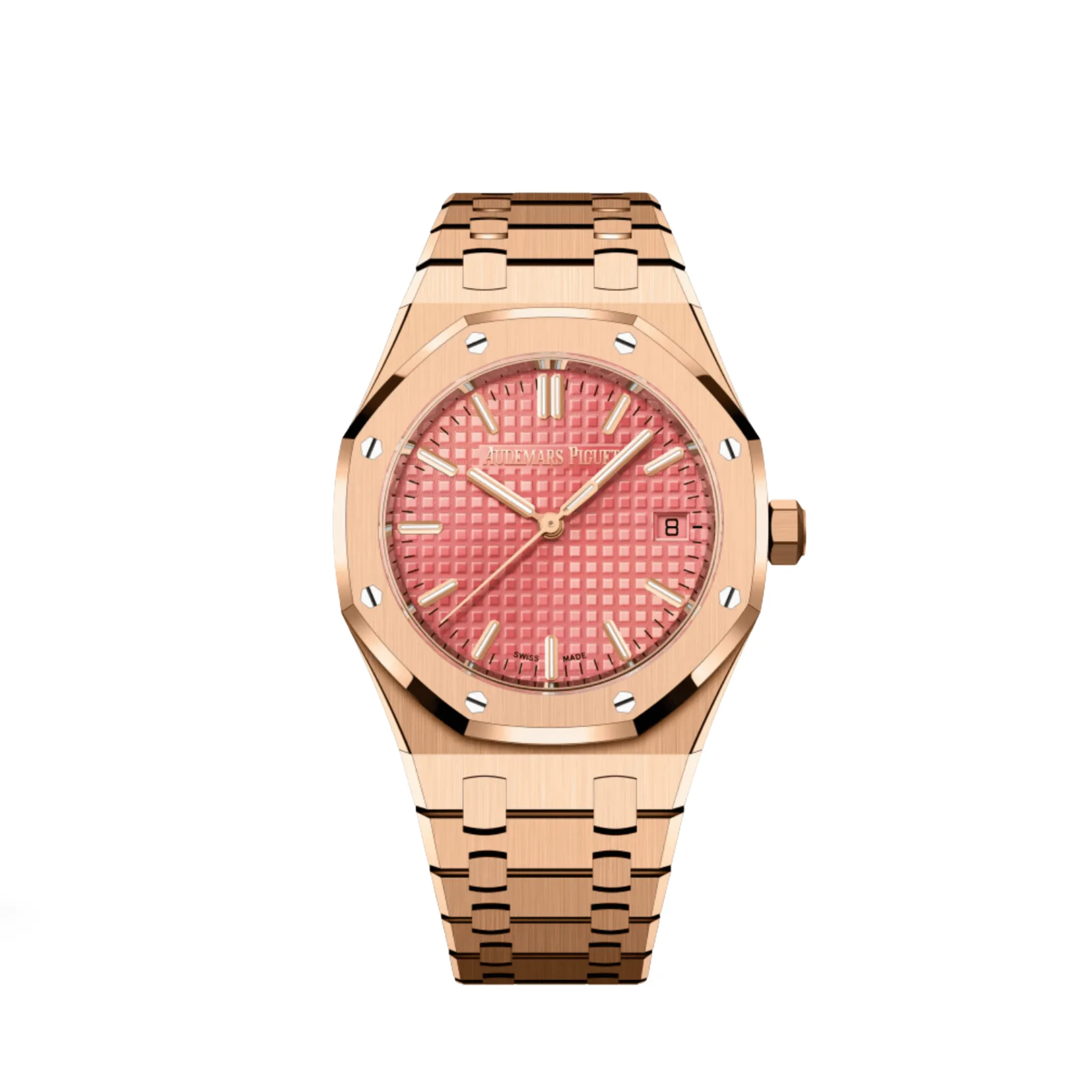 Audemars Piguet Royal Oak 77450OR.OO.1361OR.01 Rose Gold Pink Dial