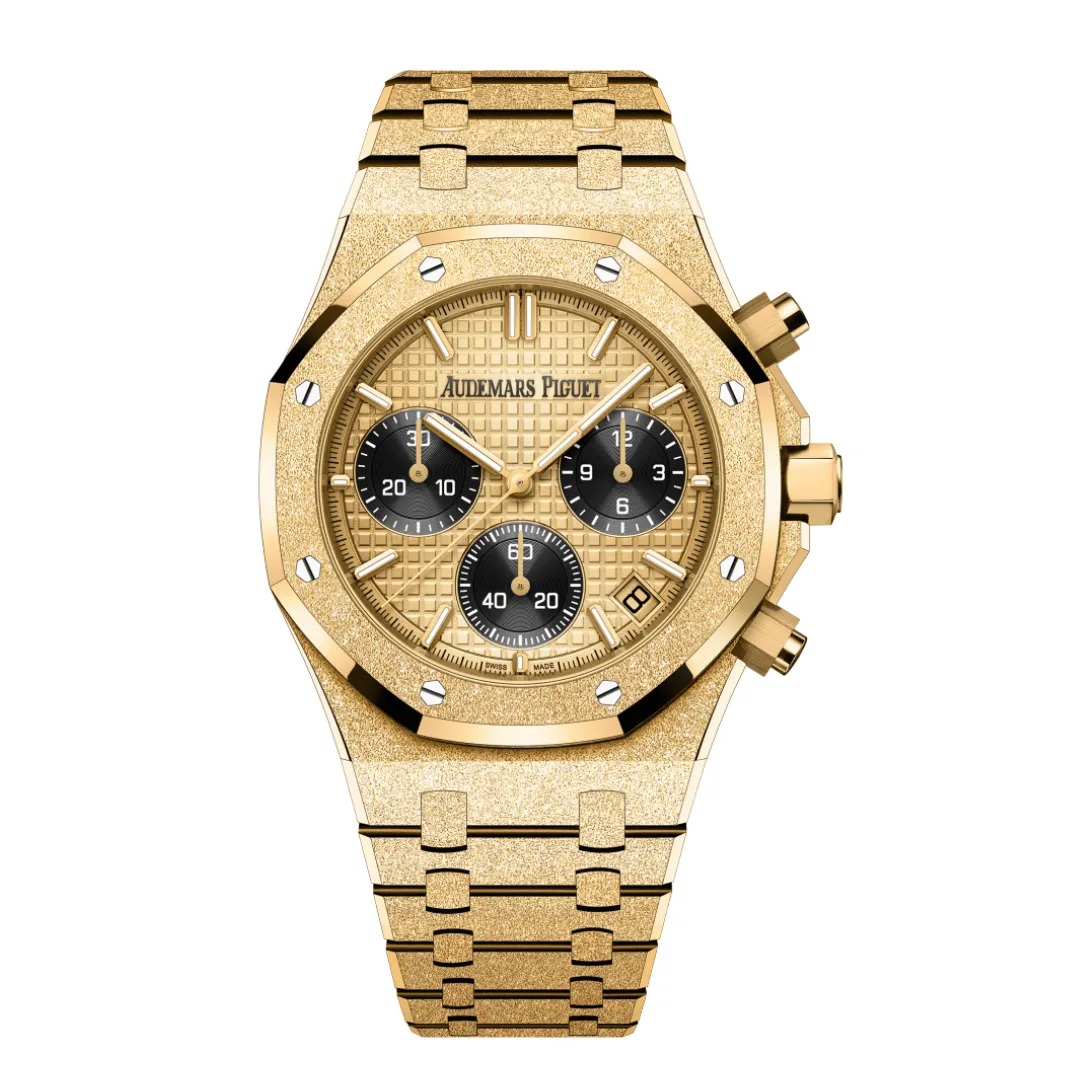 Audemars Piguet Royal Oak Selfwinding Chronograph Frosted Yellow Gold 26240BA.GG.1324BA.01