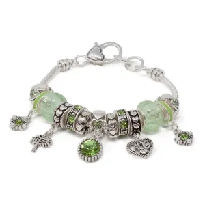 BirthStone Charm Bracelet August