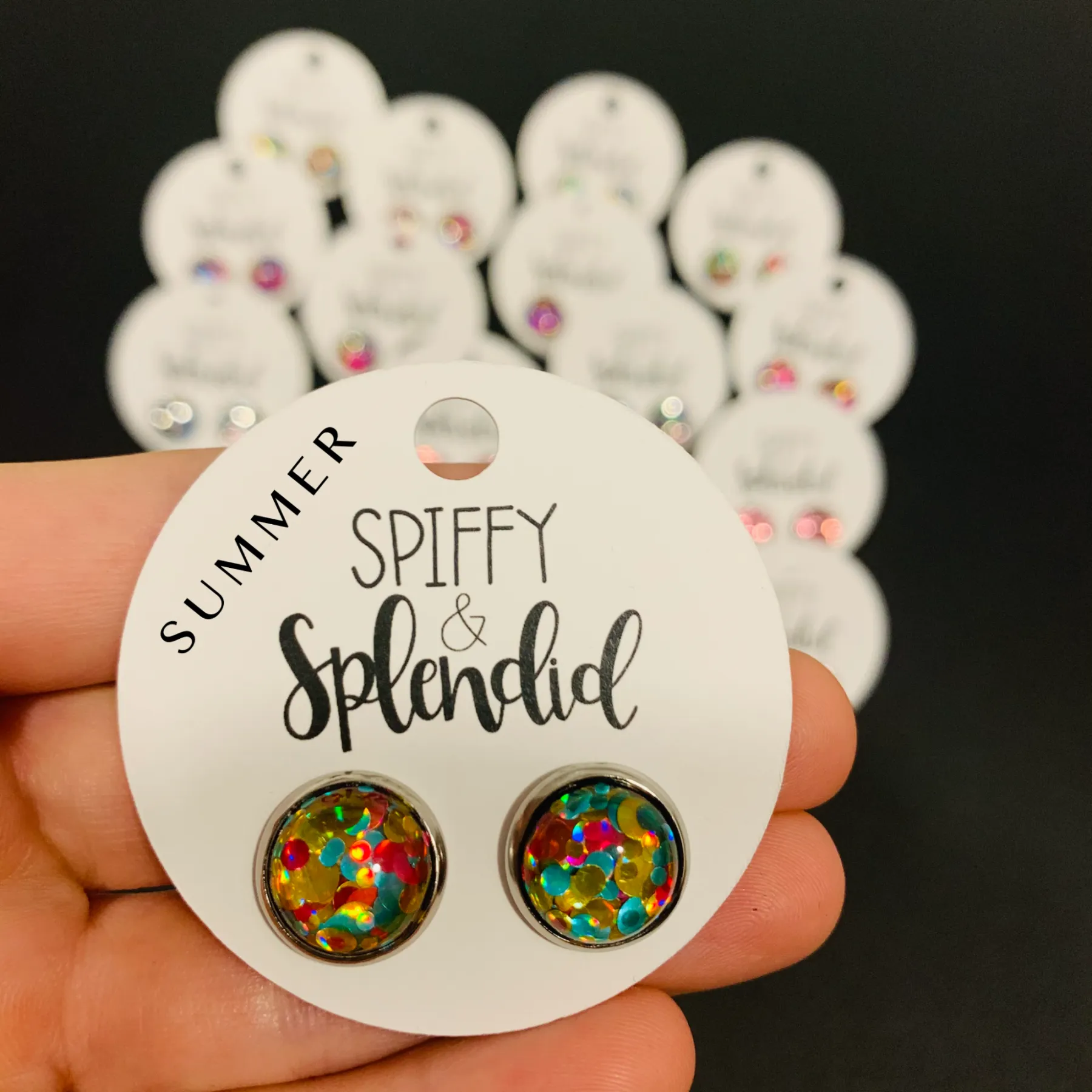 Confetti Stud Earrings