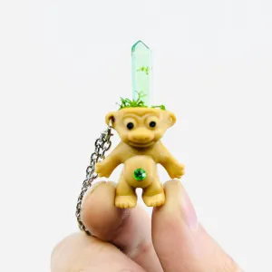 Crystal Troll Doll Necklace