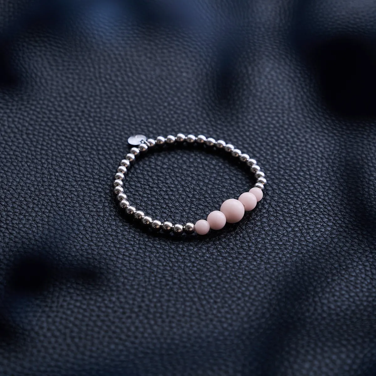 Dusty Rose | Silver | Lumos Ceramic Expression Bracelet