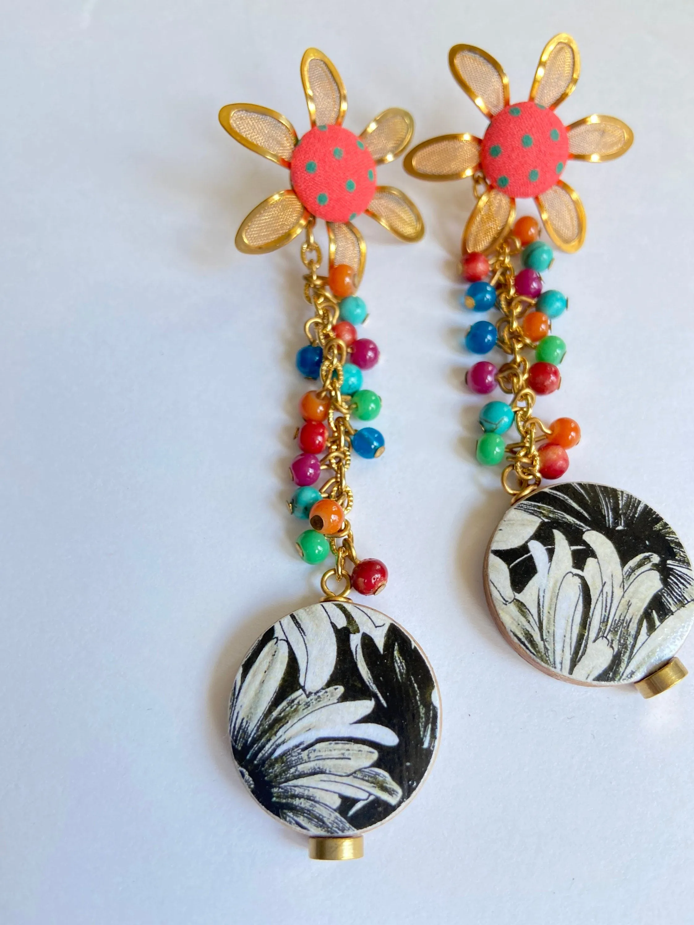 Floral Drop Earrings