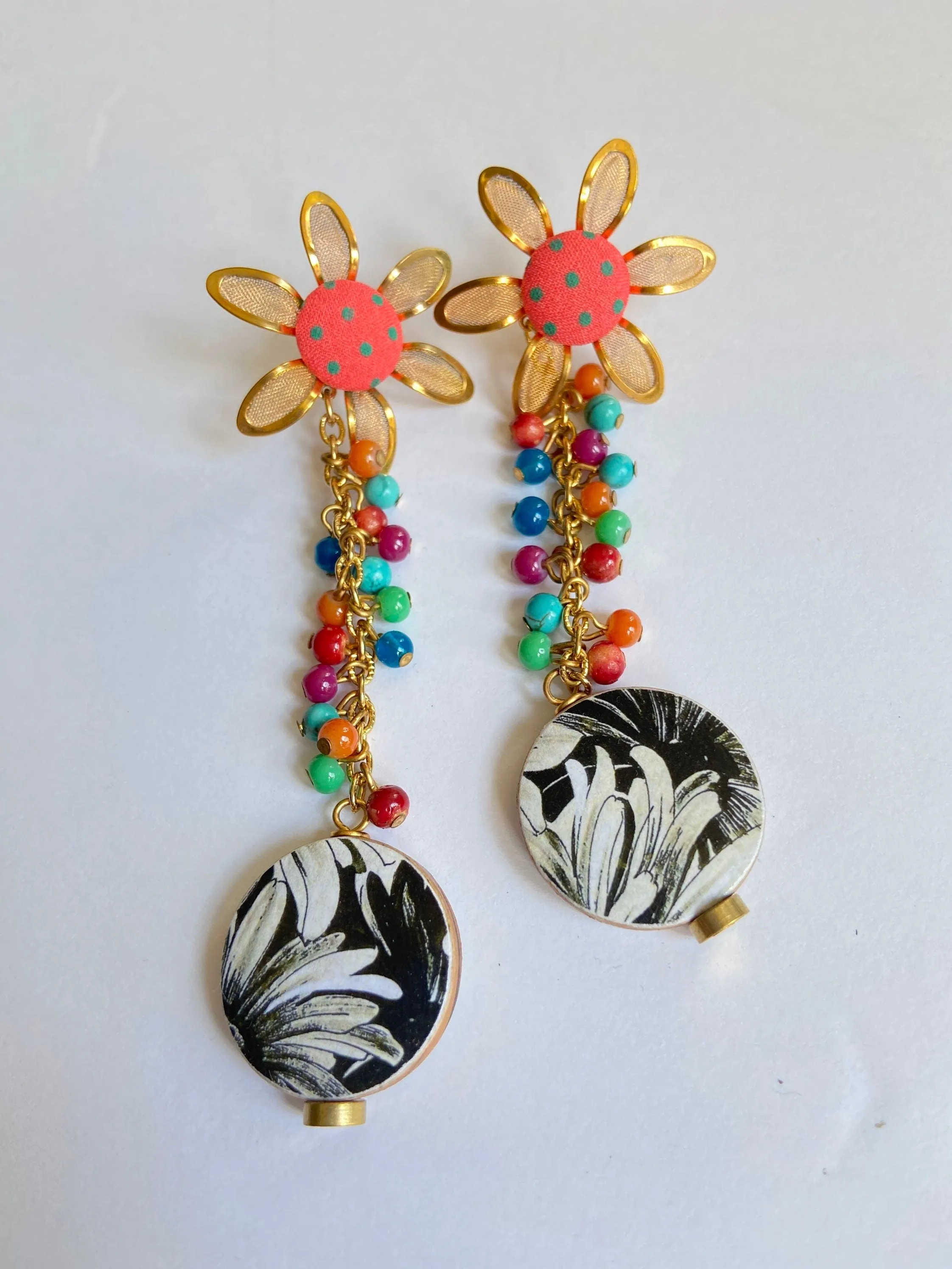 Floral Drop Earrings