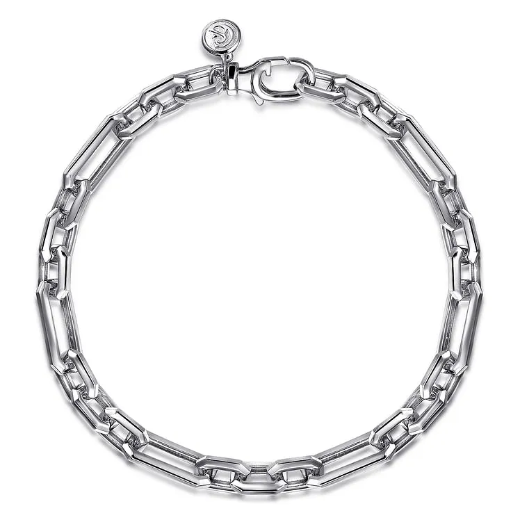 Gabriel & Co. Sterling Silver Figaro Bracelet