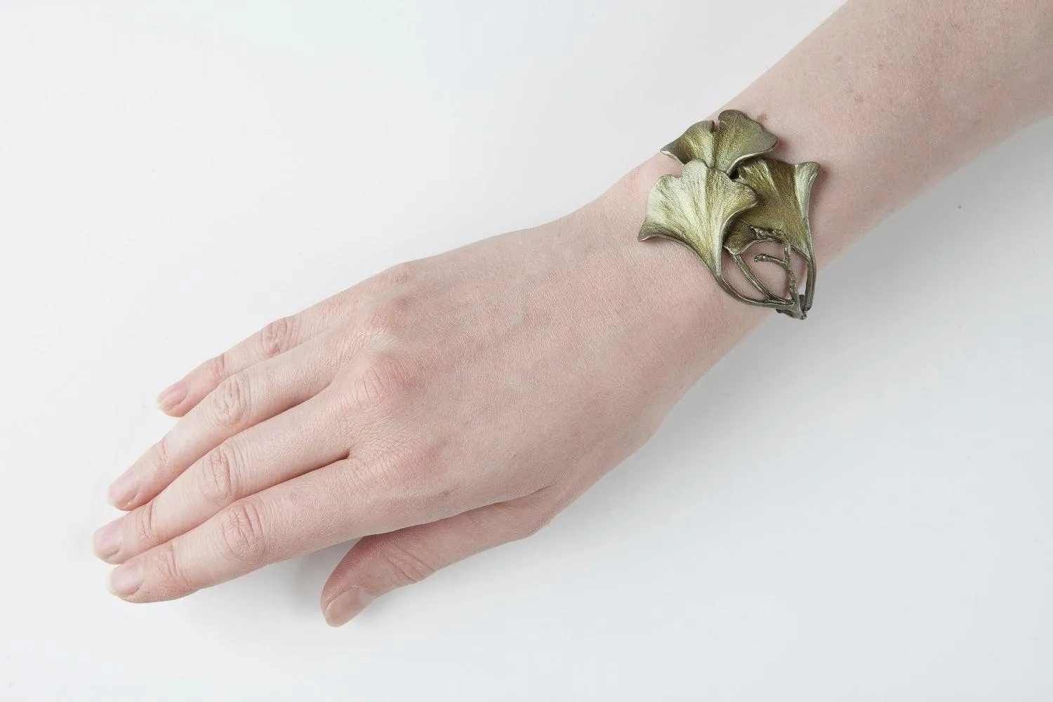 Ginkgo Cuff Bracelet