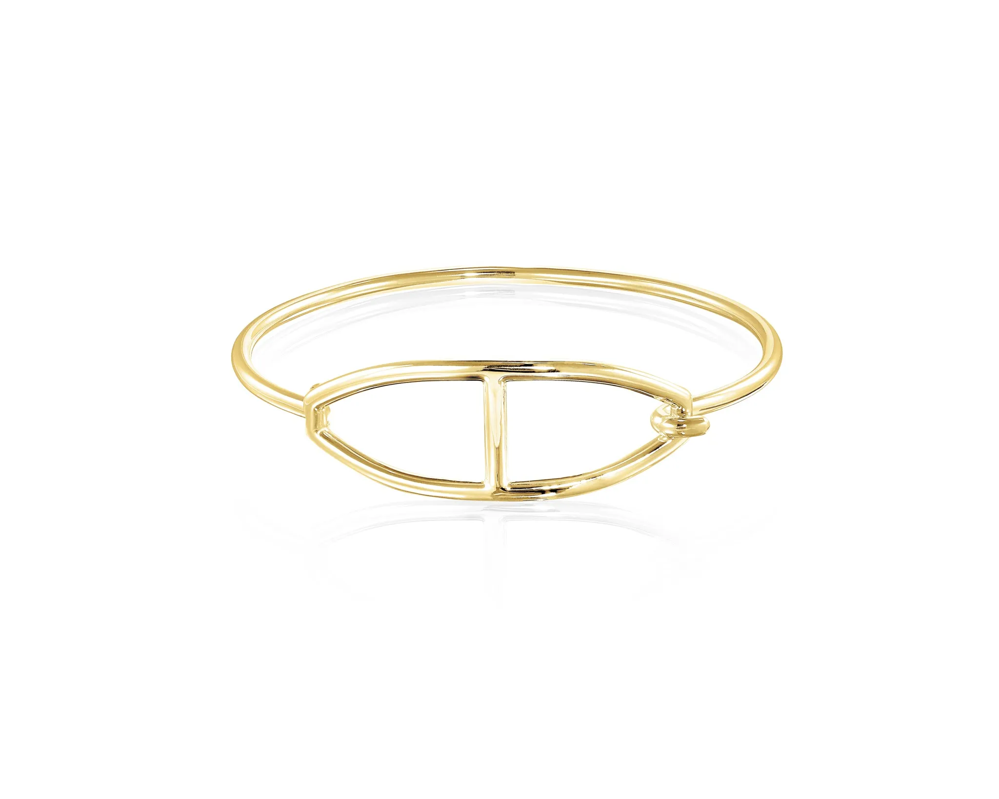 Kingston Buckle Bangle | Sterling Silver