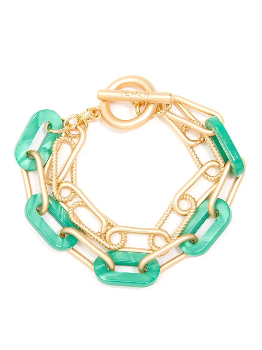 Lenna Layered Links Bracelet