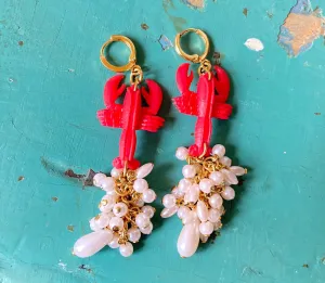 Lobster Dangle Earrings