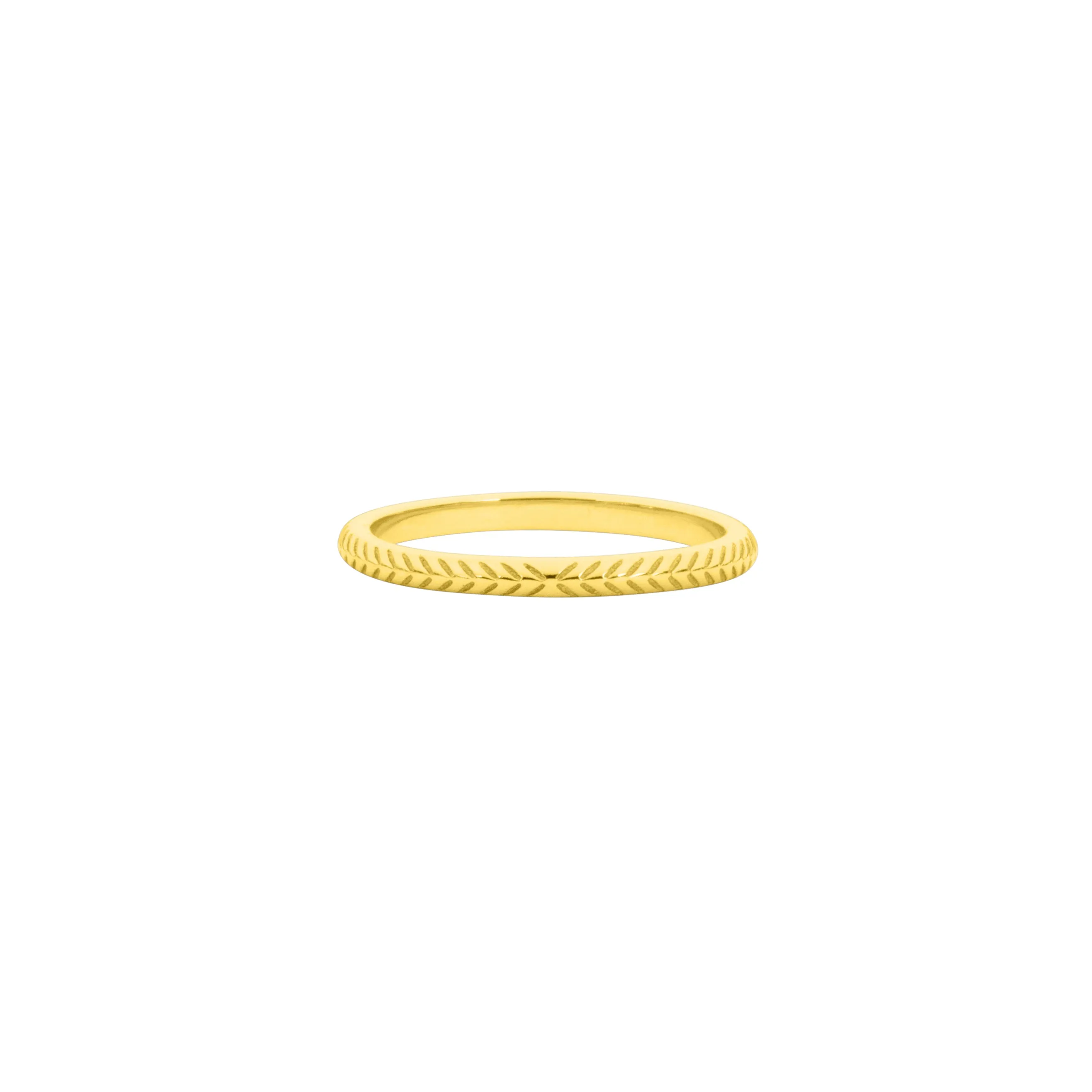 MARJORIE ETCHED BAND GOLD