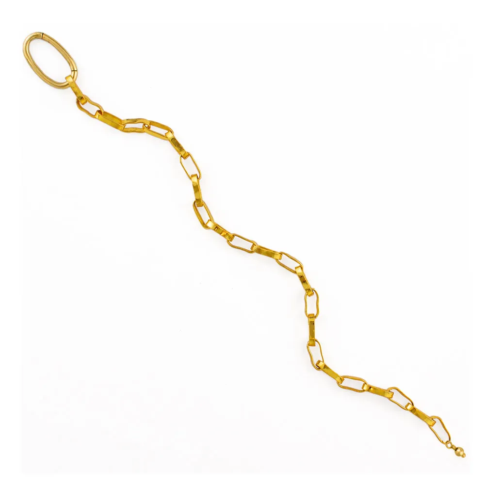 Paper Chain Bracelet - Large Link in Gold