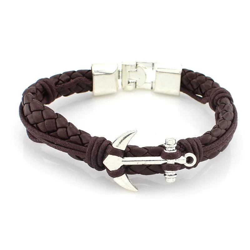 "The Braided" Leather Unisex Bracelet