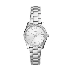 Scarlette Mini Three-Hand Date Stainless Steel Watch