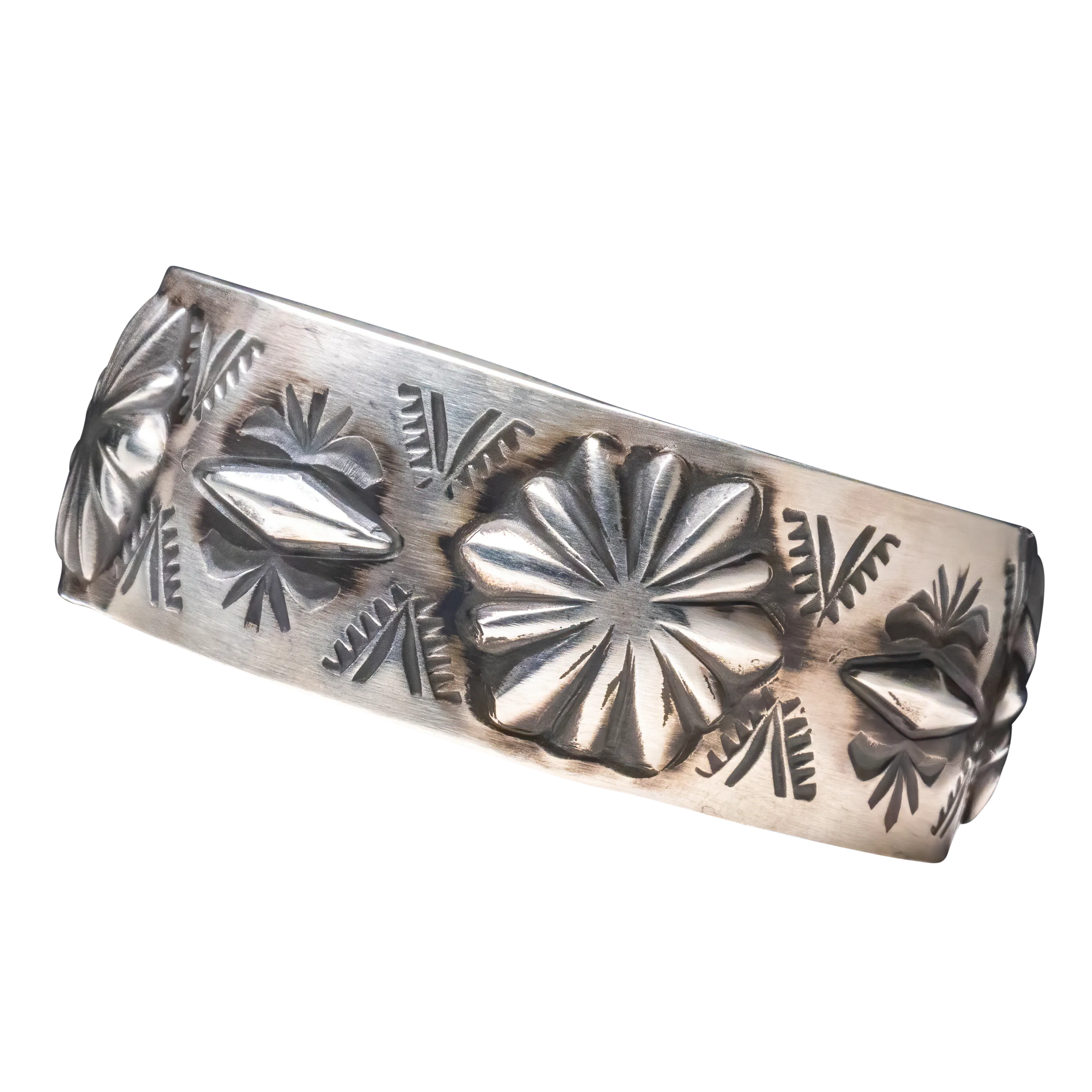 Sterling Silver Stamped Bracelet | Elvira Bill