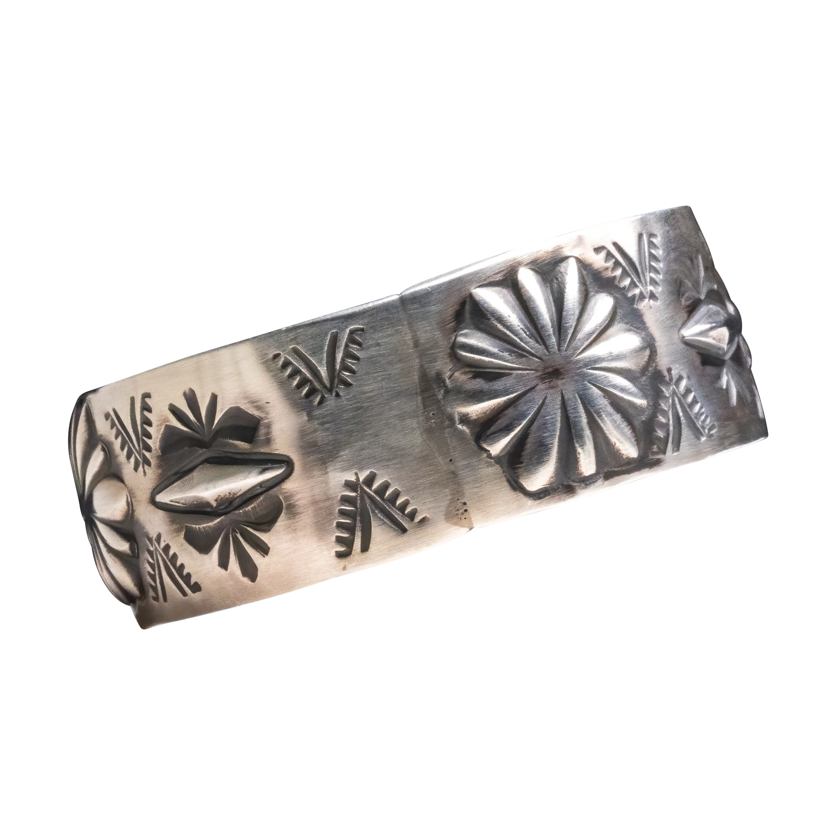 Sterling Silver Stamped Bracelet | Elvira Bill