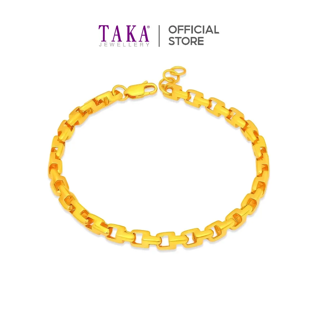 TAKA Jewellery 916 Gold Bracelet