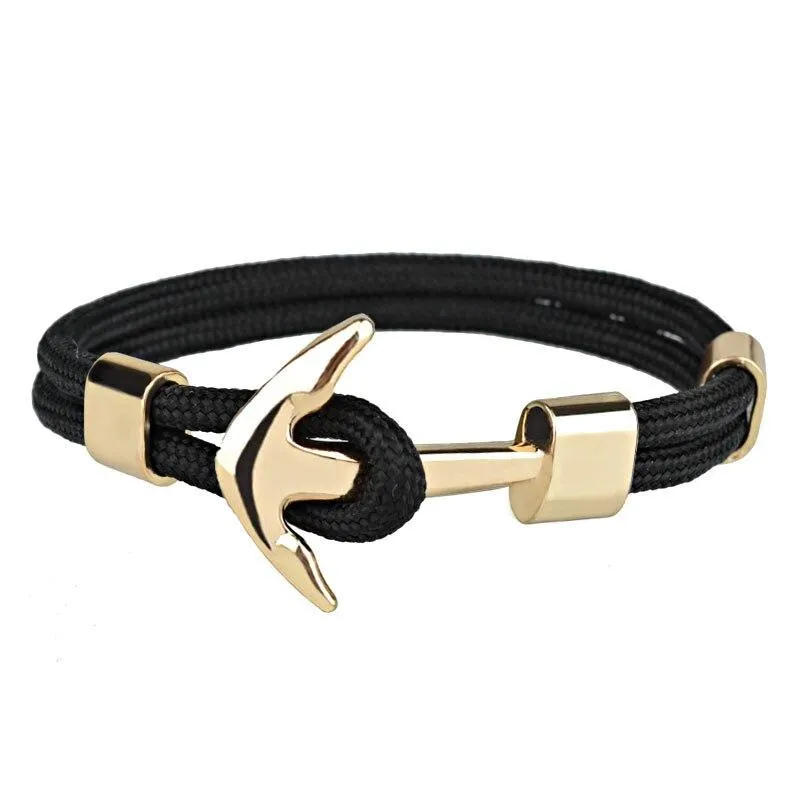 Torino Gold Anchor Bracelet