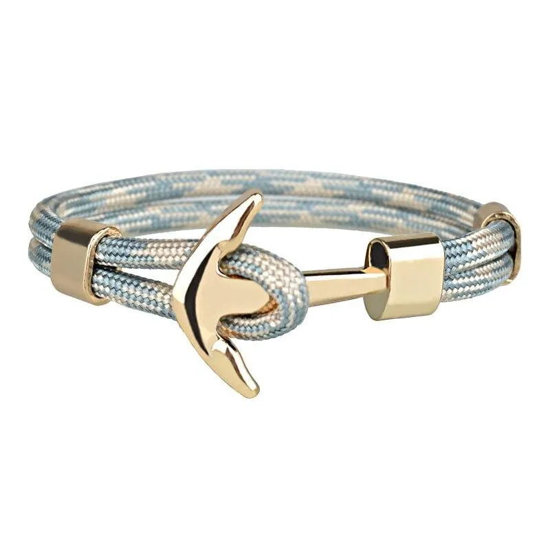 Torino Gold Anchor Bracelet