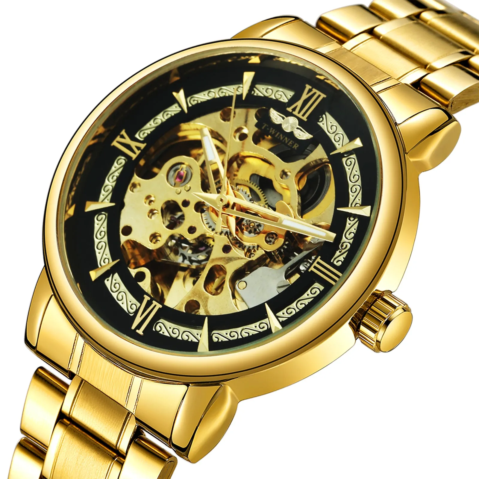 WINNER Watch Men's Mechanical Watch Automatic Hollow Out Table Fashion Trend Men's Watch